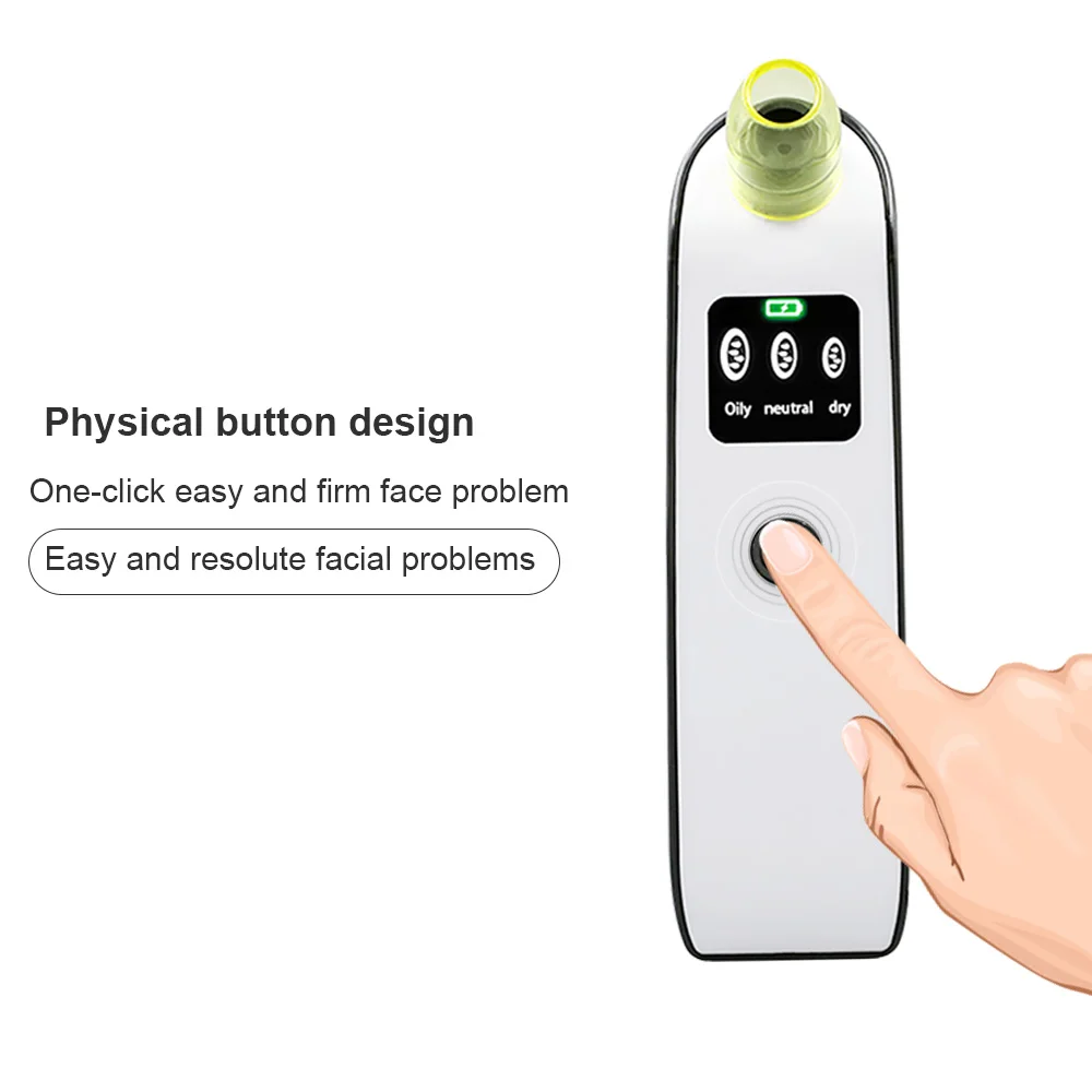 Acne Pimple Removal Blackhead Cleaner Facial Cleaning Machine Pore Cleaner Fast Effective Vacuum Suction ABS for Vibration