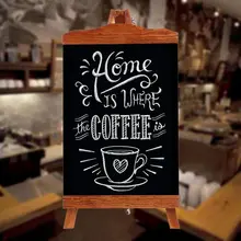 Винтажная настольная памятка, доска для доски, мольберт, меловая доска, детская письменная доска, знак