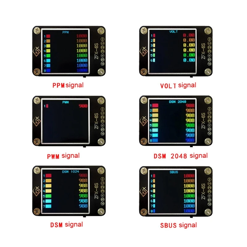 XLR Display Voltage Test Receiver USB Monitor Meter Digital LCD Detector Tester Capacity Voltage Current Timing Powe for SBUS DS