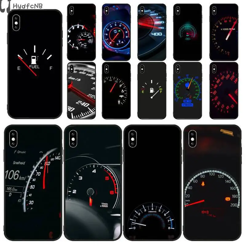 

Cool car speedometer TPU Soft Silicone Phone Case Cover for iPhone 11 pro XS MAX 8 7 6 6S Plus X 5 5S SE XR case