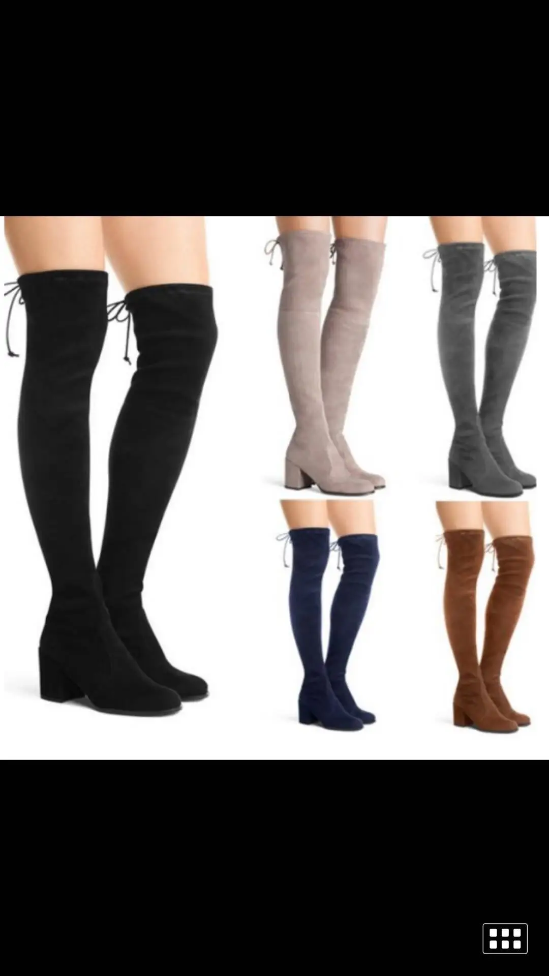 

zapatos sexy long shoes shoe size feminina Elastic Overknee Boots Woman Boots