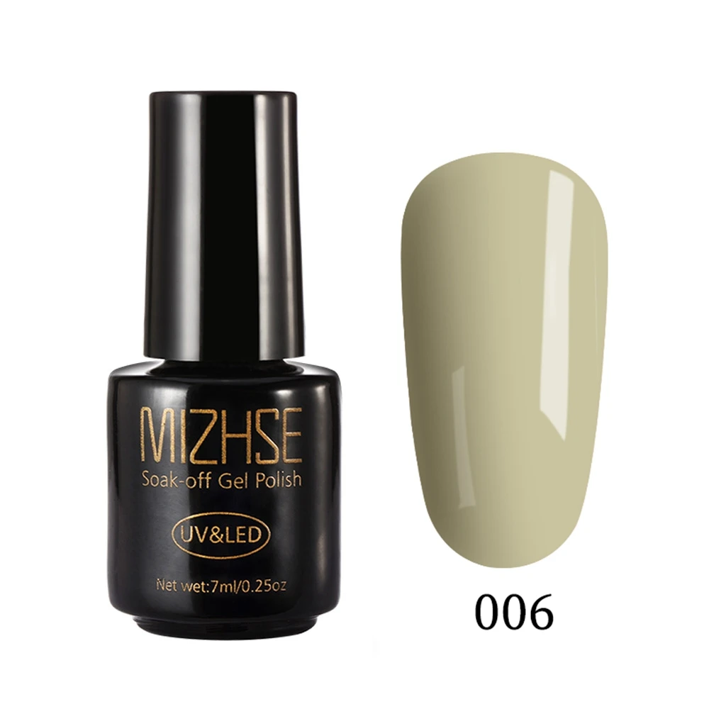 OMH006 MIZHSE Гель-лак для ногтей 7 мл UV Vernis Полупостоянный праймер верхнее покрытие для маникюра xx цветов гелевое покрытие для ногтей гель-арт - Цвет: OMH006