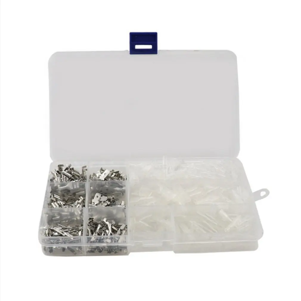 

270Pcs 2.8/4.8/6.3mm Crimp Terminals Insulated Male Female Wire Connector Electrical Wire Spade Connectors Kit