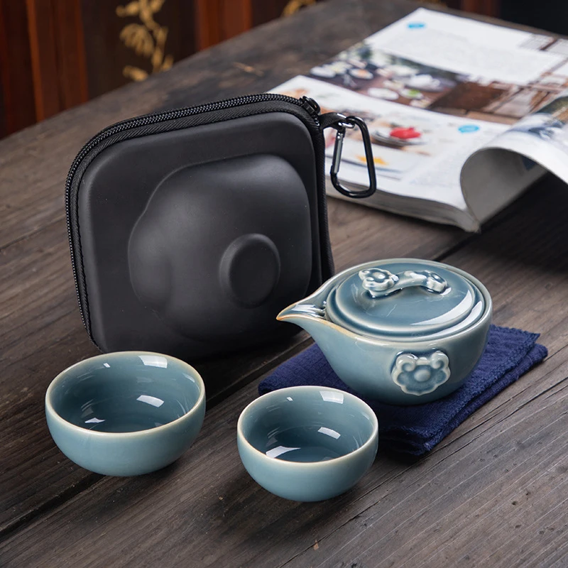 Китайский керамический чайный горшок гунг фу Gaiwan 1 2 чайная чашка чайные