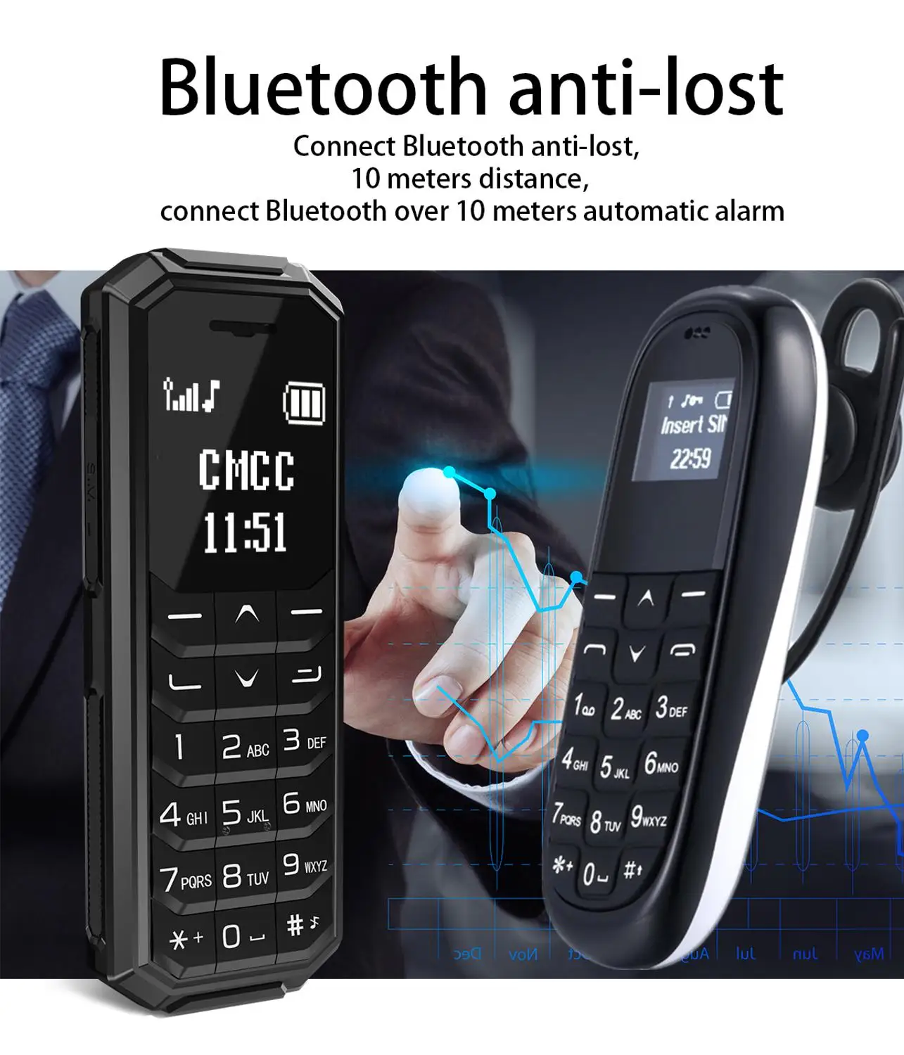 Ovisen KK1 KK2 bluetooth мини-наушники для мобильного телефона BT Dialer автоматический ответ на вызов волшебный голосовой обмен мобильный телефон PK BM50 BM70 BM10
