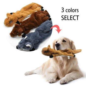 

Puppy Honking Squirrel for Dogs Cat Chew Squeaker Squeaky Toy Dog Toys Stuffed Chew Squeaking Plush Sound Animals Pets Toy