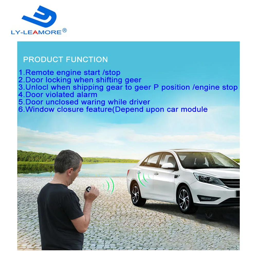 US $128.00 LYLEAMORE Remote Start Engine System For ES350 2013 2014 With Wiindow Closer Function