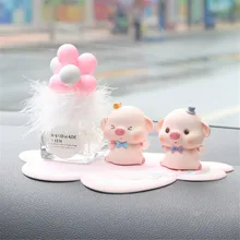 Приборная панель автомобиля украшения для дисплея прекрасный поросенок орнамент гаджеты креативный домашний офис автомобильный Декор