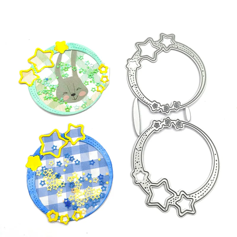 

Julyarts Star Metal Cutting Dies Craft Dies Scrapbooking Material Stencils Scrapbook Cutting Dies for DIY Paper Crafts
