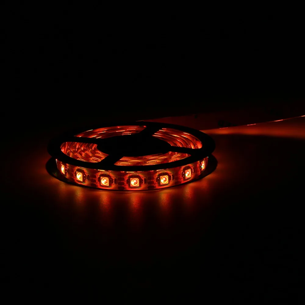 Светодиодная лента с USB SMD3528 200 см, гибкий светодиодный ленточный светильник, Рождественская уличная декоративная подсветка, фоновое освещение