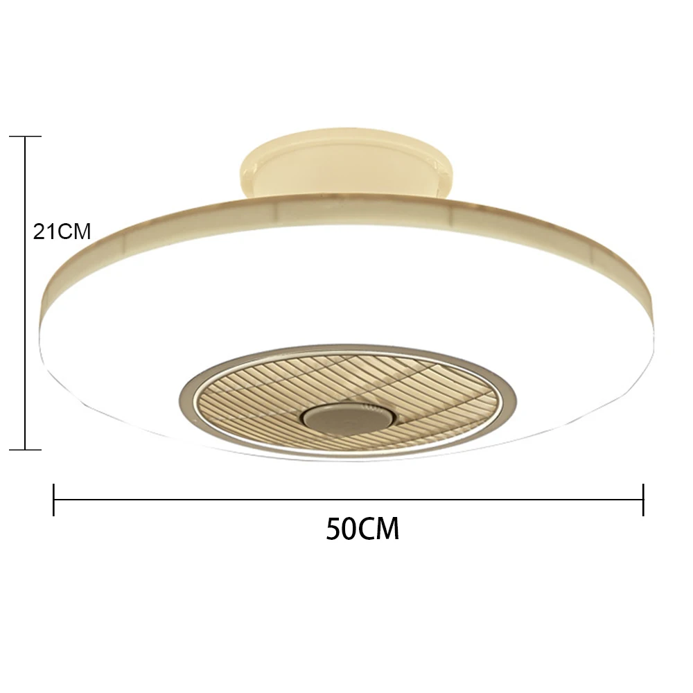 50 см светодиодный потолочный вентилятор, светильник с пультом управления, 110 В, 220 В, лампы для спальни, детская комната, домашний ресторан, 40 Вт, три цвета, меняющие цвет