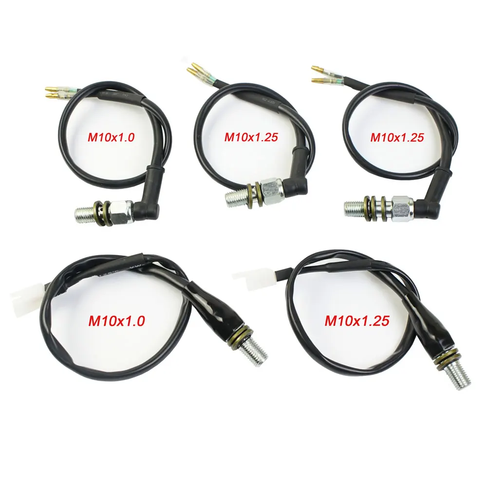 Motorcycle Hydraulic Double Banjo Bolt Brake Pressure Light Switch M10 x 1.25mm For /Kawasaki /Suzuki /Yamaha