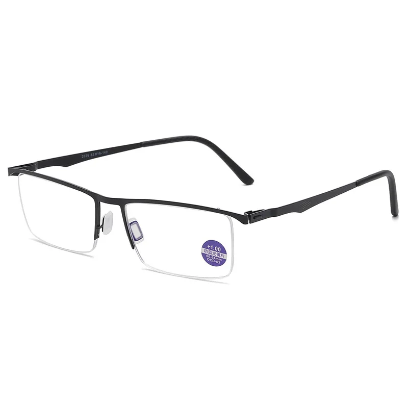 

Ультралегкие Полуободковые черные квадратные очки для чтения с защитой от синего света гибкая лупа Безвинтовые компьютерные очки