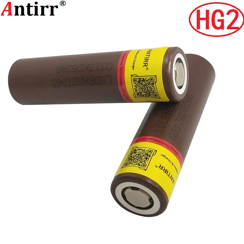 HG2 18650 3000mAh аккумулятор 18650HG2 3,6 V разряда 20A, предназначенный для электронной сигареты питания батареи