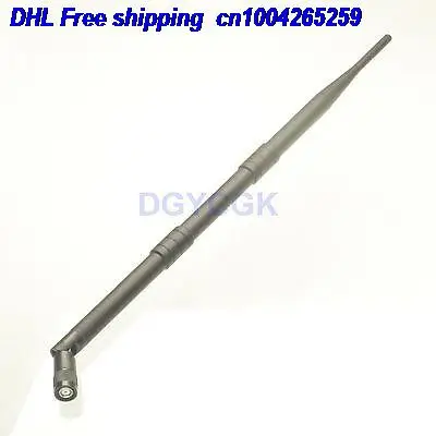 

DHL 50pcs Antenna 2.4GHZ 9dBi RPTNC male Tilt-swivel for omni Wireless WiFi router antenna 22-a