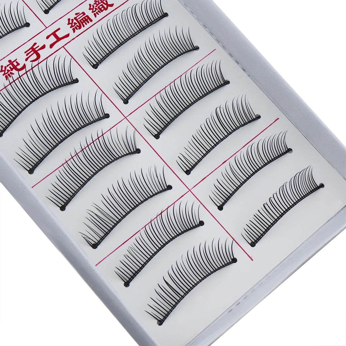 18 Styles 10 Pairs Box Natural Long False Eyelashes Synthetic Hair Fluffy Soft Full Strip Fake 3