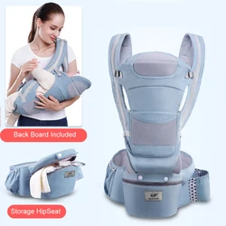 Hipseat – porte bébé multifonctionnel pour bébé de 0 à 48 mois, sangle ergonomique face avant kangourou 