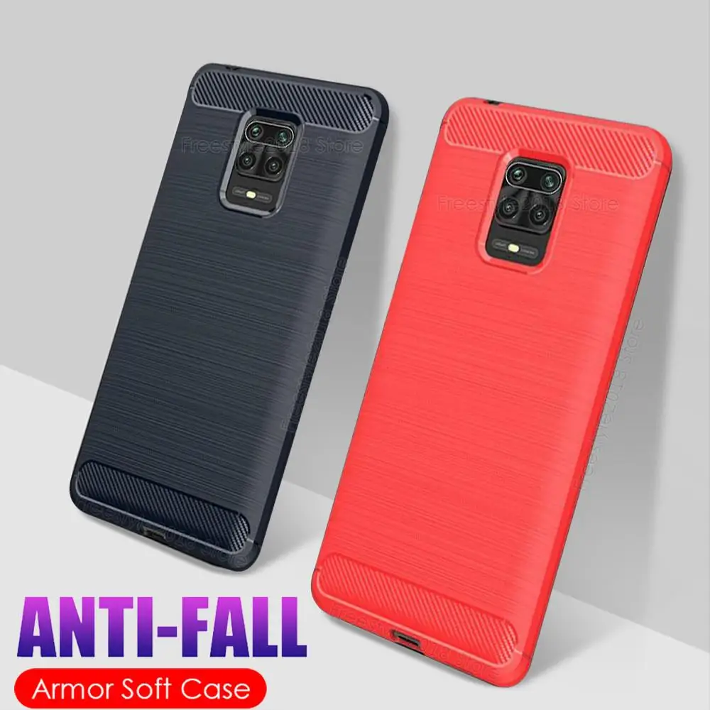 Чехол из углеродного волокна для Xiaomi 9 S противоударный чехол телефона Redmi Note Pro Max