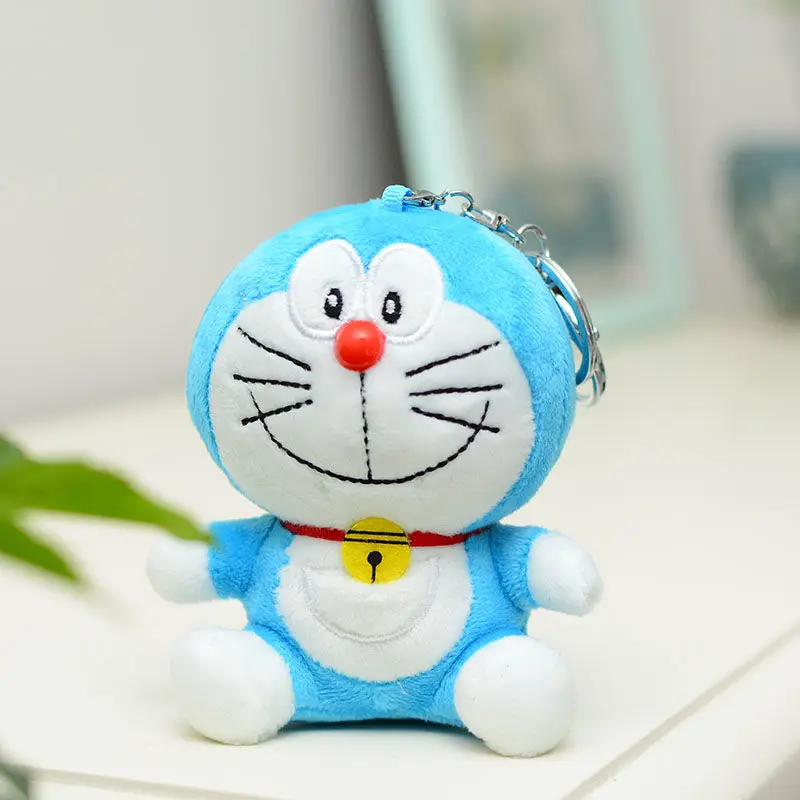 Плюшевая игрушка Smile Doraemon мультфильм брелок кукла 10 см|Плюшевые брелки| |