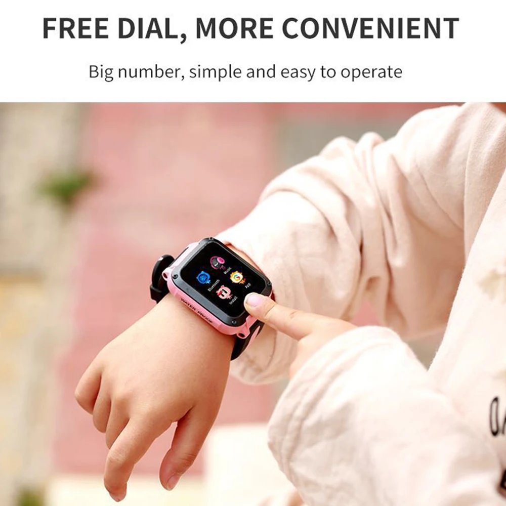 

IP67 Waterproof Smart GPS Location SOS Call Remote Monitor Camera Wristwatch Tracker Kids Child Students Facebook Whatsapp Watch