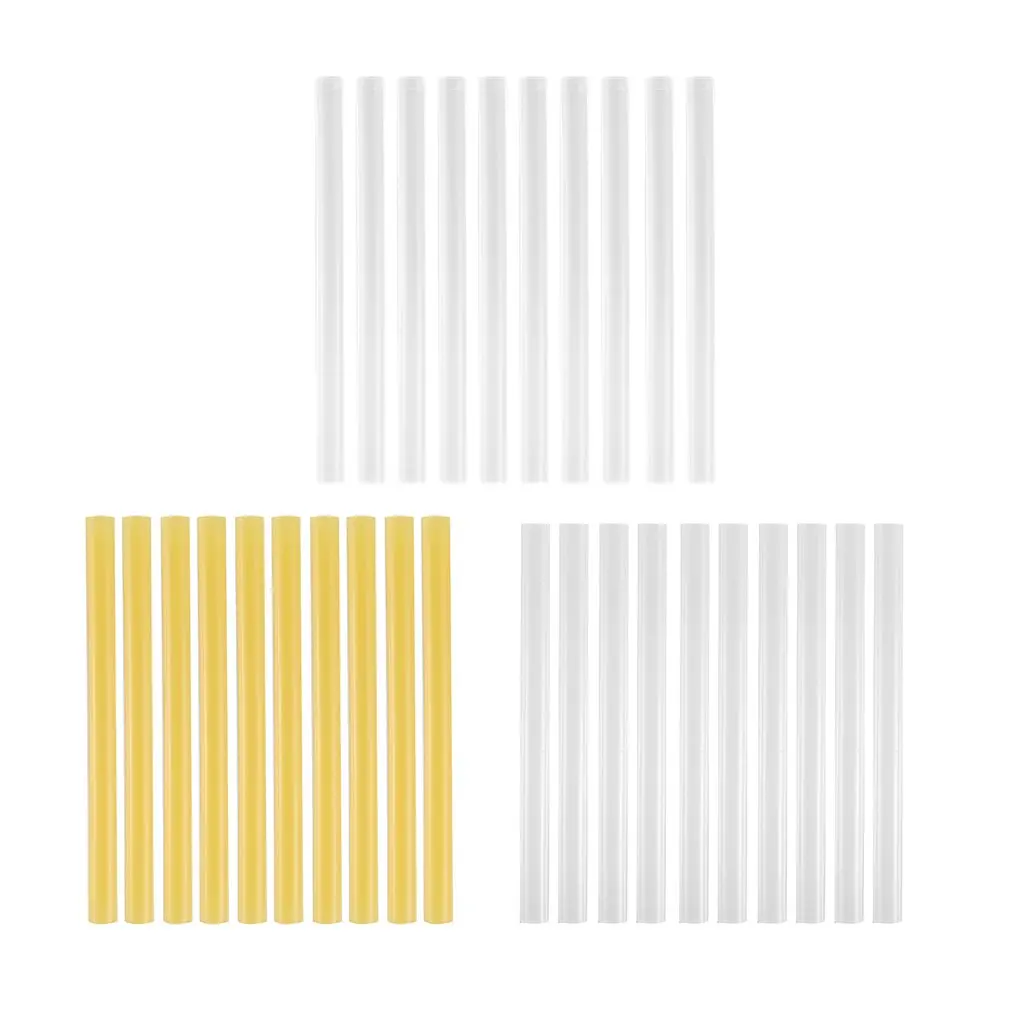 RJ 10Pcs 11mm Colorful Hot Melt Glue Sticks For Electric Glue Gun Craft DIY Hand Repair Accessories Adhesive Sealing Wax Stick