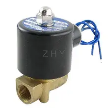 Прямое действие 3/" DC 12V Электрический электромагнитный клапан