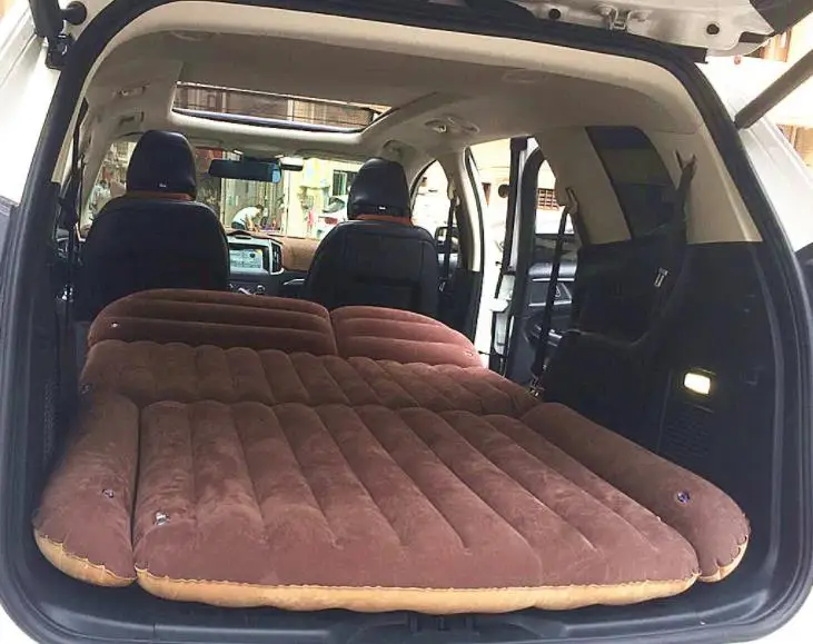 Надувной автомобильный матрас заднего ряда Любовник Секс путешествия кровать заднее сиденье внедорожник спальный коврик подушка автомобиль задний матрас Открытый Кемпинг мат