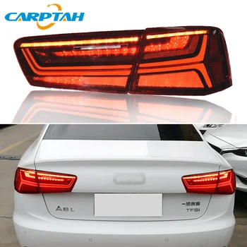 

Car Styling Taillight Tail Lights For Audi A6 C7 2012 - 2016 Rear Lamp DRL + Dynamic Turn Signal + Reverse + Brake LED Light