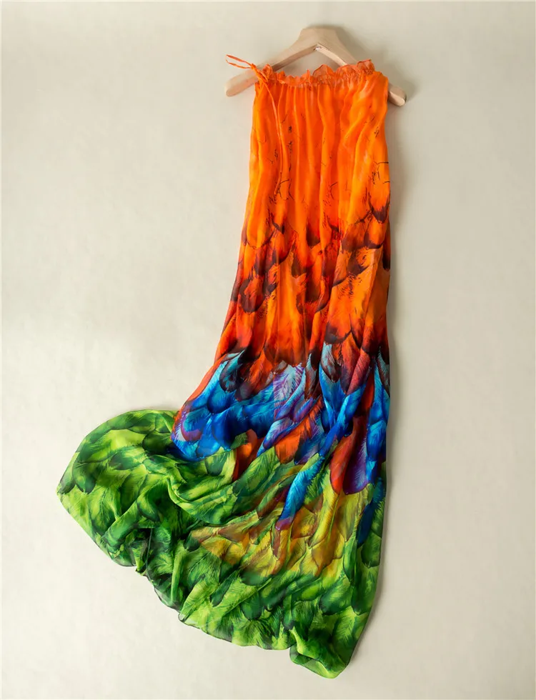 Zomer Boho Jurk Vrouwen 100% Echte Zijde Elegante Sexy Mouwloze Strand Avond Party Jurken Maxi Vestidos Ropa Mujer 2796 Zomer Boho Jurk Vrouwen 100% Echte Zijde Elegante Sexy Mouwloze Strand Avond Party Jurken Maxi Vestidos Ropa Mujer 2796