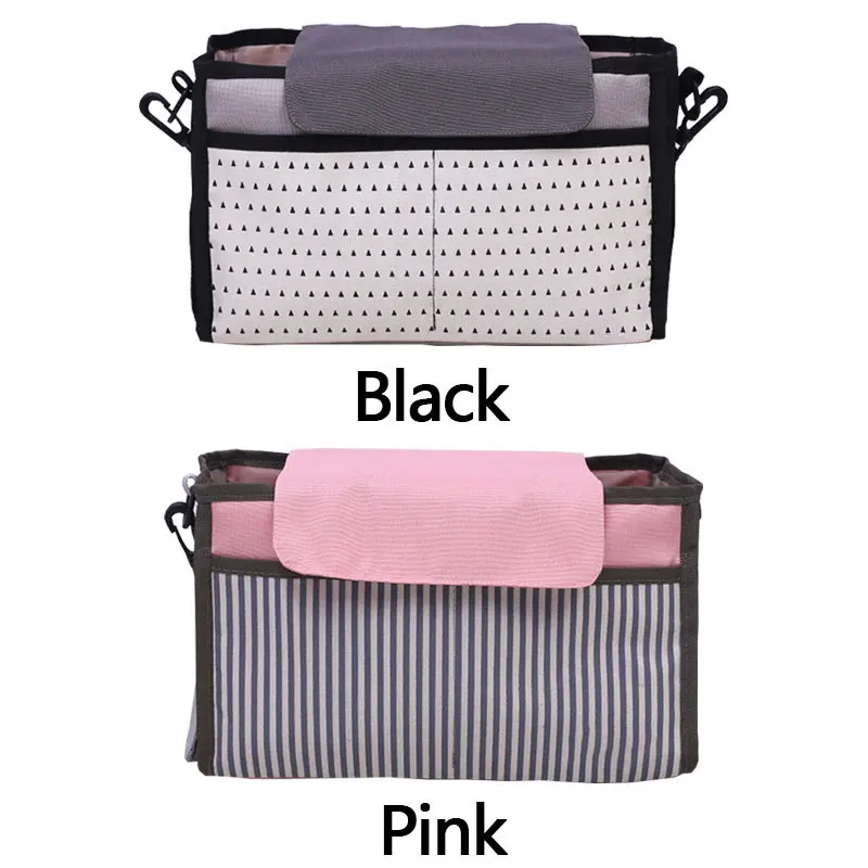 Stroller Storage Bags Strollers Accessories Hanging Bags Baby Convenient Waterproof Organizer Multi-Function Nylon Cases Bags