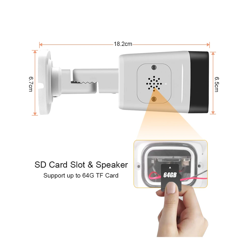 Gadinan 1080P 720P Wifi уличная IP камера водонепроницаемая 2MP Беспроводная двухсторонняя аудио запись на карту tf P2P металлическая камера безопасности