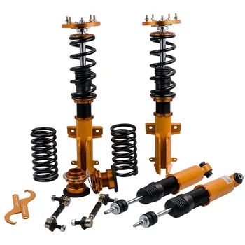 

Coilovers Suspension Kits for Ford Mustang 4th 24 Steps Adjustable Damper 05-14 Front Rear Strut Shock Absorber