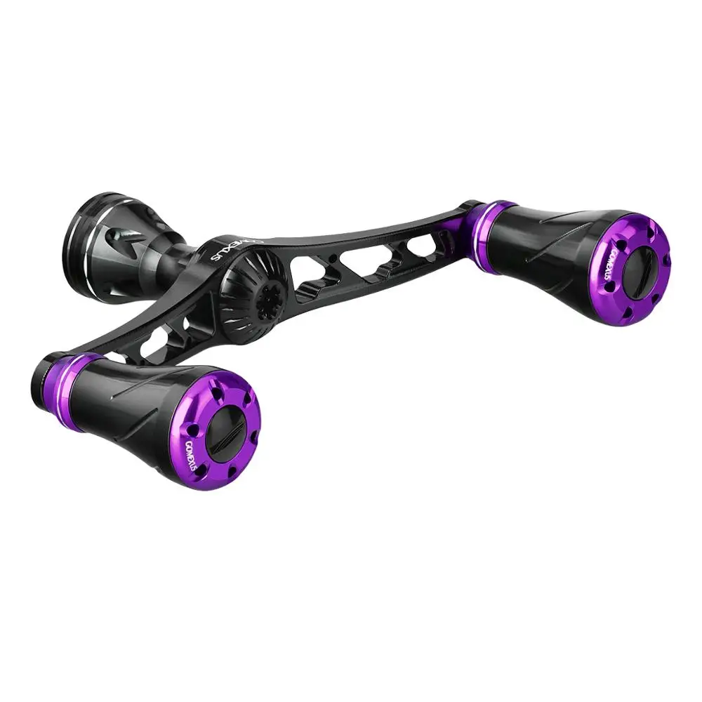 black purple Gomexus ЧПУ силовая ручка для Daiwa Caldia LT 1000-3000 спиннинговая катушка как описание - Цвет: black purple