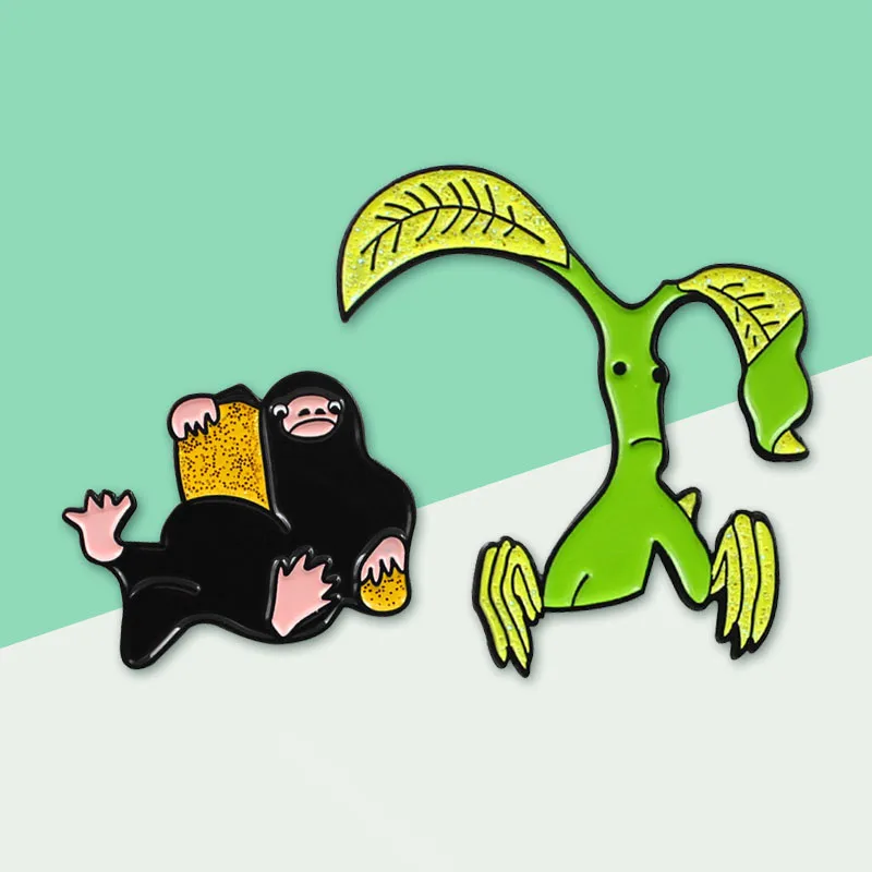 Фантастический фильм Волшебные животные существа заколки Niffler Pickett Bowtruckle