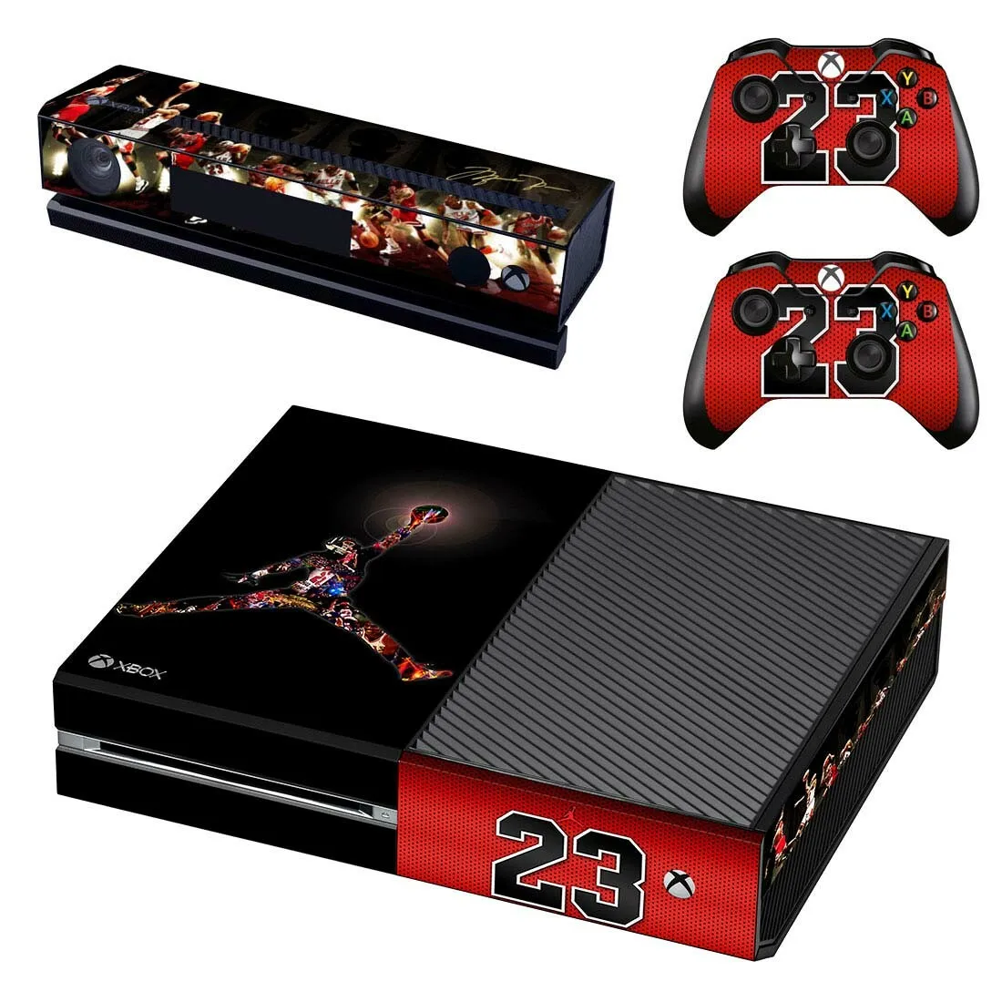 Jordan sticker s для xbox one виниловые наклейки на кожу Наклейки Обложка Pegatinas для xbox one консоль Kinect два контроллера Скины