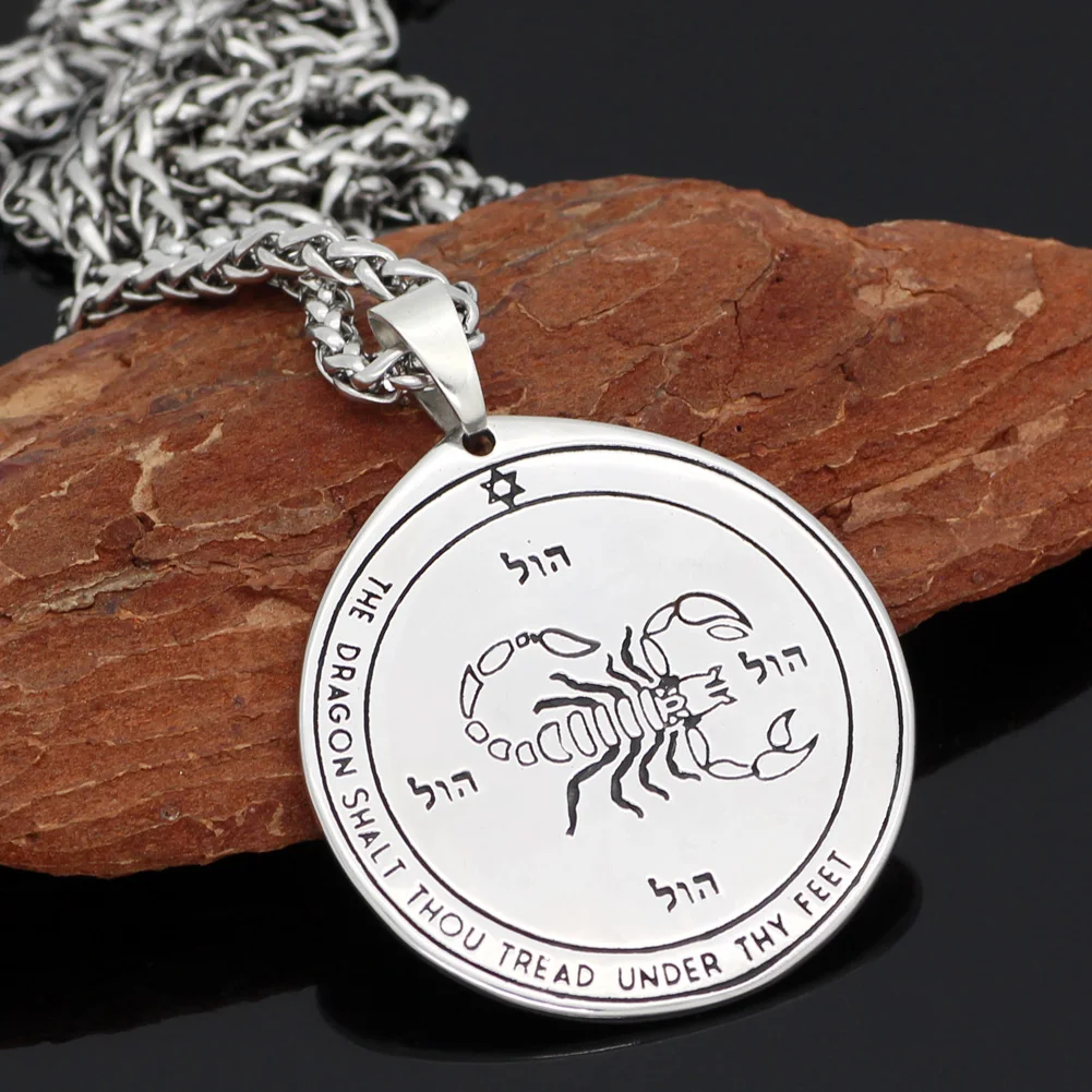 Талисман Пентакль Соломона Wiccan языческая герметичная ожерелье с подвеской
