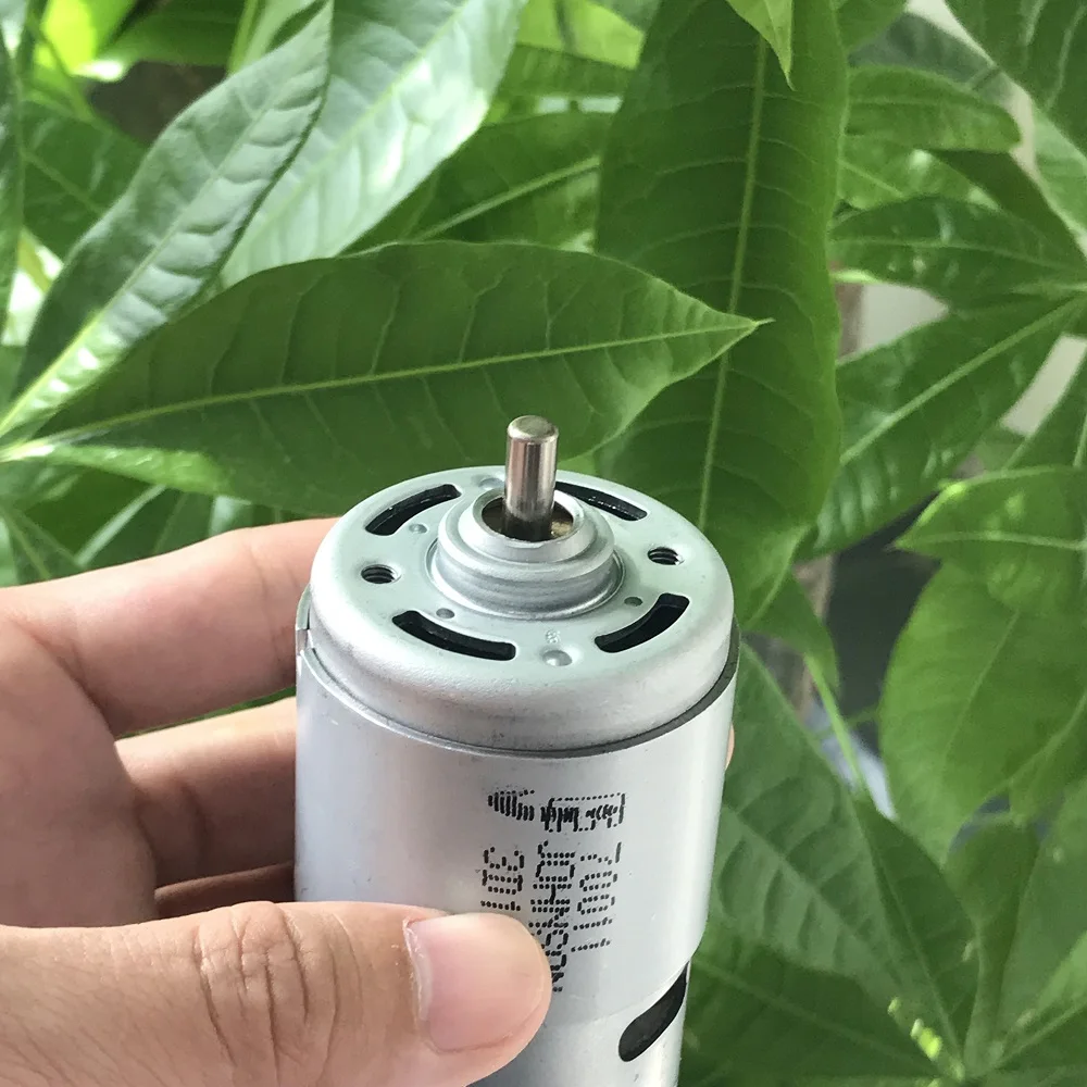JOHNSON 70011 RS-775 DC 12 V-24 V 18V 15000 об/мин высокого Скорость Мощность электрическая дрель садовый инструмент двигатель 5 мм вал с охлаждающим вентилятором