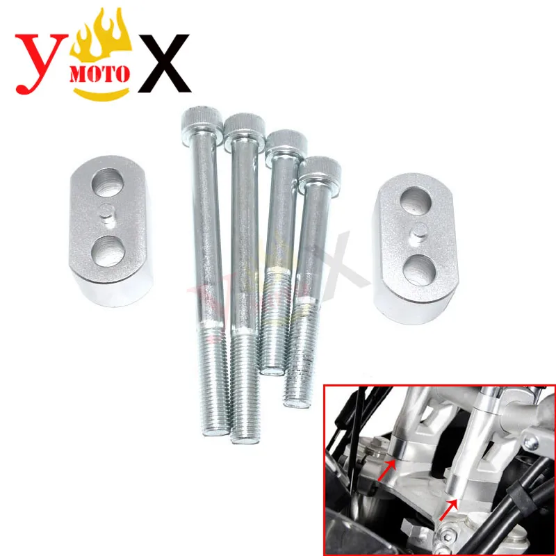 Moto Drag Bar Manubrio Riser Rise Clamp Distanziatore Adattatore Base Sedile Per Triumph Explorer 1200 / Tiger Explorer / Tiger 800