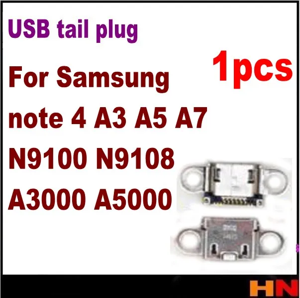 1 шт. для Samsung note 4 A3 A5 A7 N9100 N9108 A3000 A5000 usb порт хвостовая вилка док станция разъем