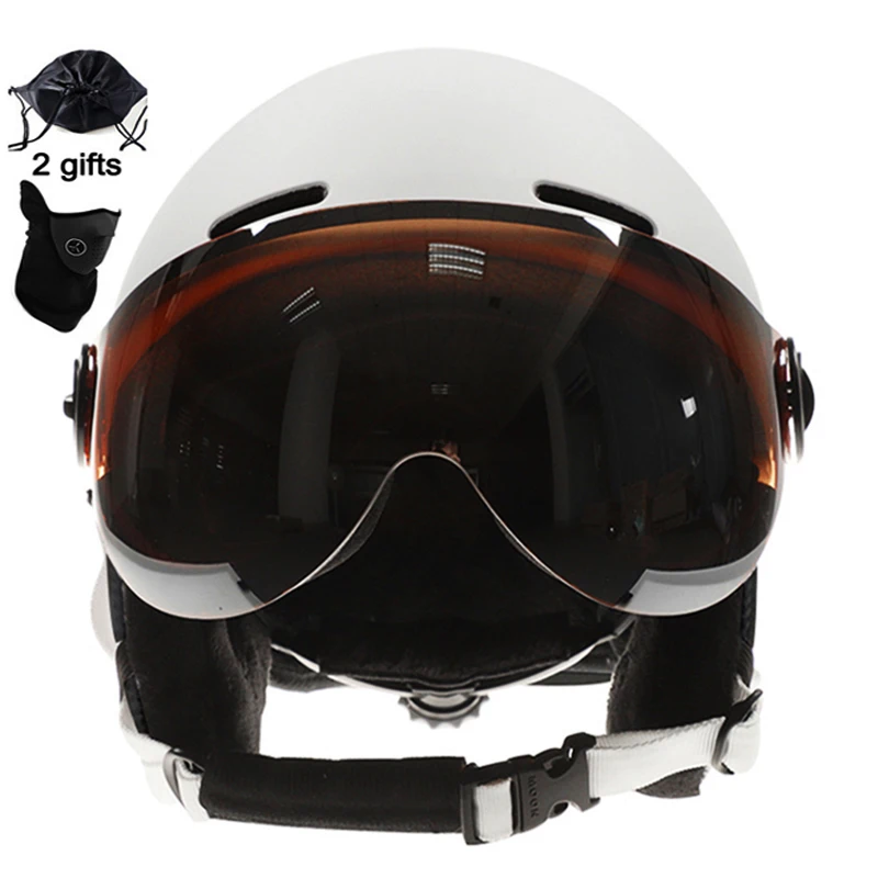 LOCLE Goggles лыжный шлем цельно-Формованный шлем для сноуборда для мужчин и женщин для катания на коньках скейтборд лыжный шлем с очками