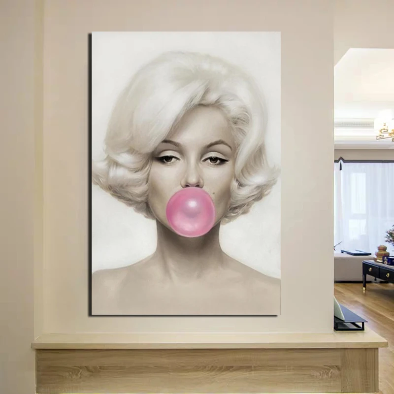 

Marilyn Monroe Poster Vintage HD Wall Art Canvas Painting Posters Prints Modern Painting Wall Picture For Living Room Home Decor