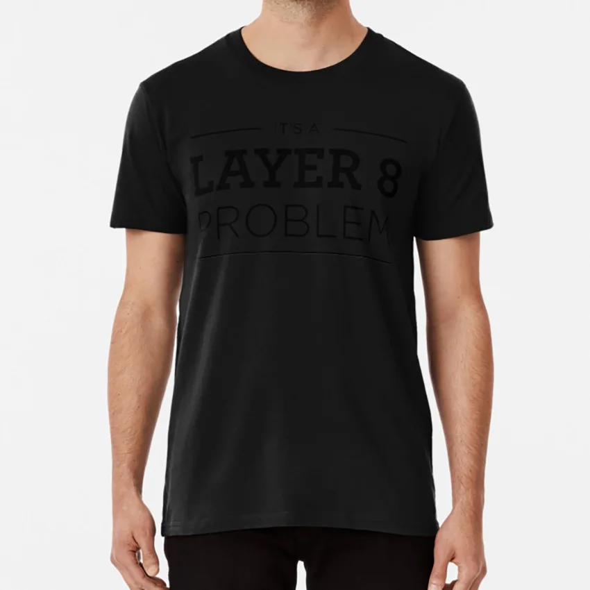 

Layer 8 Problem T Shirt Cisco Layer 8 Osi Layers Tcp Ip Users