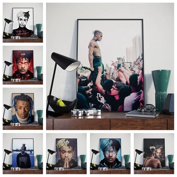 

Modular Home Decor Wall Art Canvas Painting XXXTentacion Rap Hip Hop Music Star Singer Picture Bar Cafe Mural