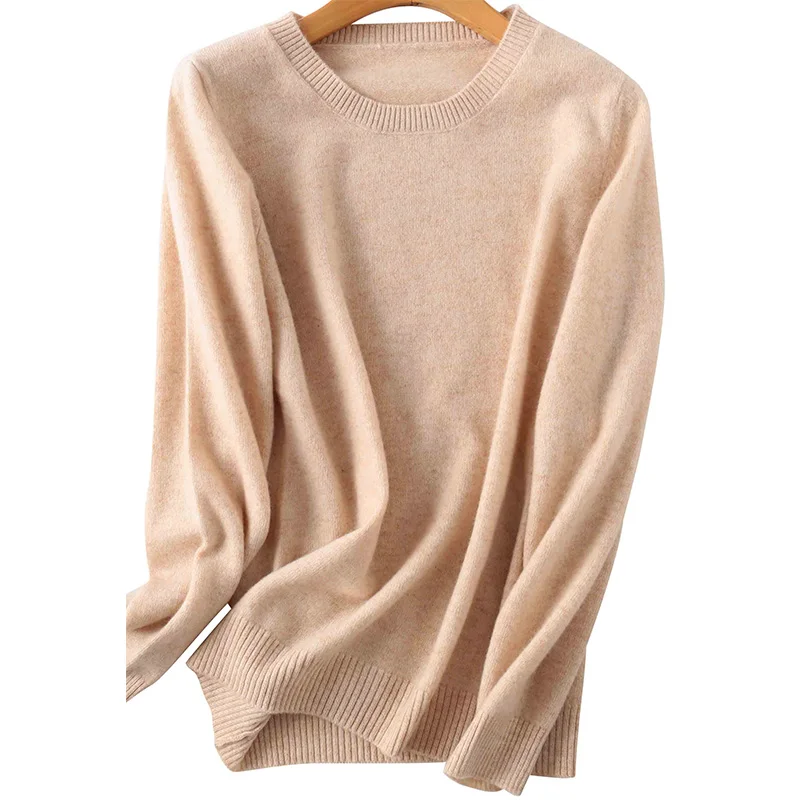 100% Merino Wool Cashmere Sweater Women 2020