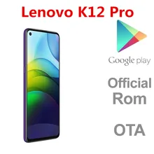 DHL Fast Delivery Lenovo Lemon K12 Pro 4G LTE Cell Phone 6.8" HD 64.0MP 6000mAh Fingerprint Snapdragon 662 Octa Core Android 10
