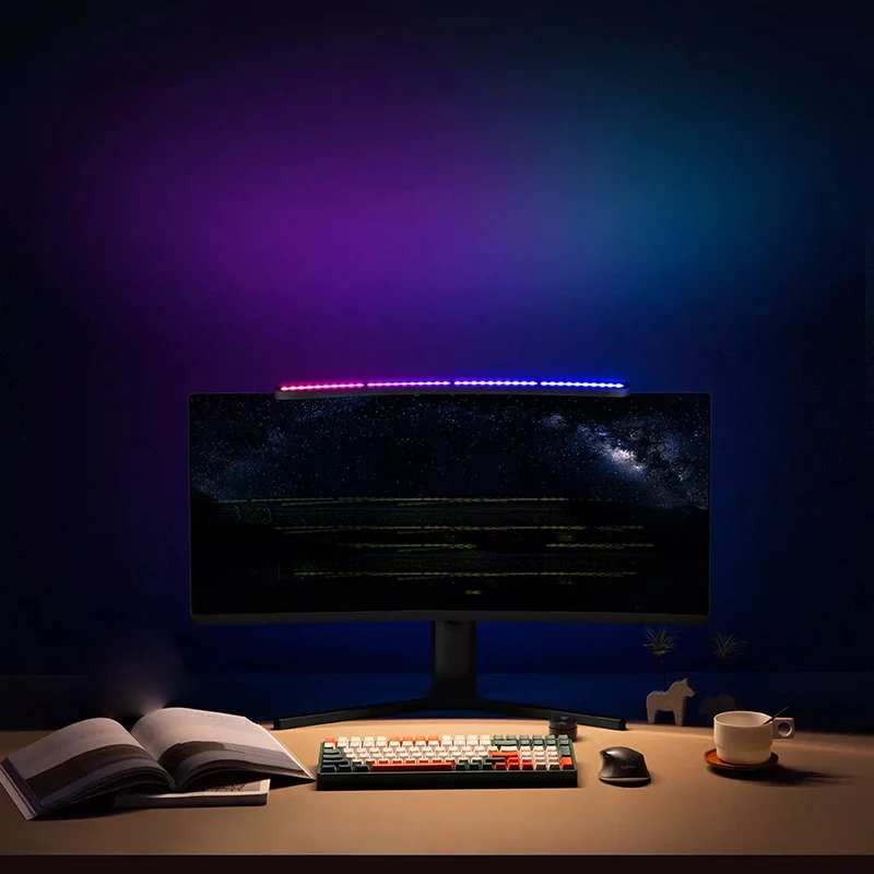 LYMAX Desk Lamp Dimming Control Eye-Care Office Home Study Reading Screen Monitor Computer Curved Surface Screen Hanging Lamp led lamp,smart night lamp,smart led bulb,led rhythm lamp,computer screen light