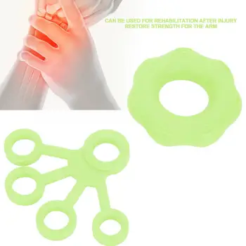 

Finger Hand Grip Finger Pull Ring Training Resistance Belt Hand Strength Trainer Ring Expander Handed Exerciser Massage Tools