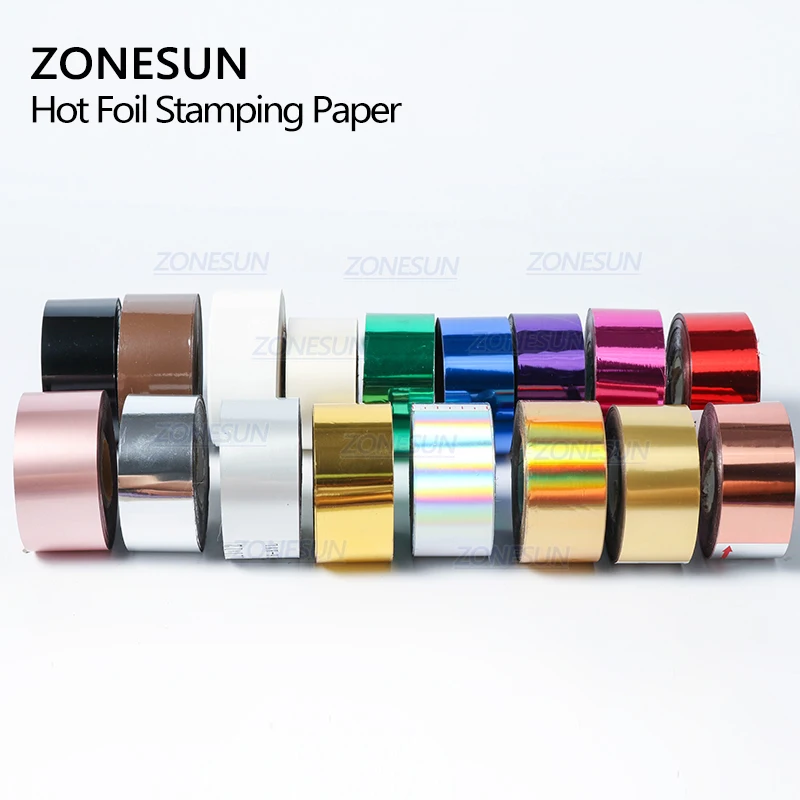 ZONESUN 4 см DIY переводная горячая штамповка тиснение Бронзирующая бумага распродажа