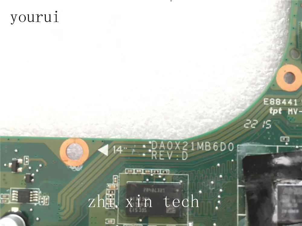 Yourui для hp Pavilion 17-G материнская плата для ноутбука с A10-8700P процессором DA0X21MB6D0 DDR3 тестовая работа идеальная