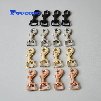 

50pcs/lot Metal hardware snap hook seat belt buckle 15mm webbing paracord backpack DIY dog leash rope doggy straps accessories